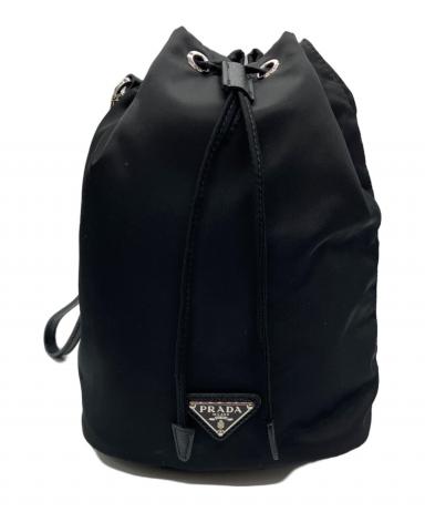 中古・古着通販】PRADA (プラダ) Re-Nylon ポーチ ブラック｜ブランド