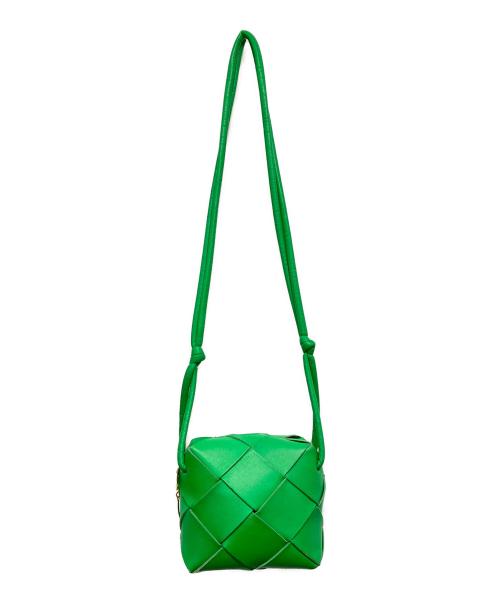 BOTTEGA VENETA（ボッテガベネタ）BOTTEGA VENETA (ボッテガベネタ) ミニカセットカメラバッグ グリーンの古着・服飾アイテム