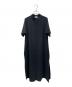 HYKE（ハイク）の古着「MAXI SHIRT DRESS/シャツワンピース」｜ブラック