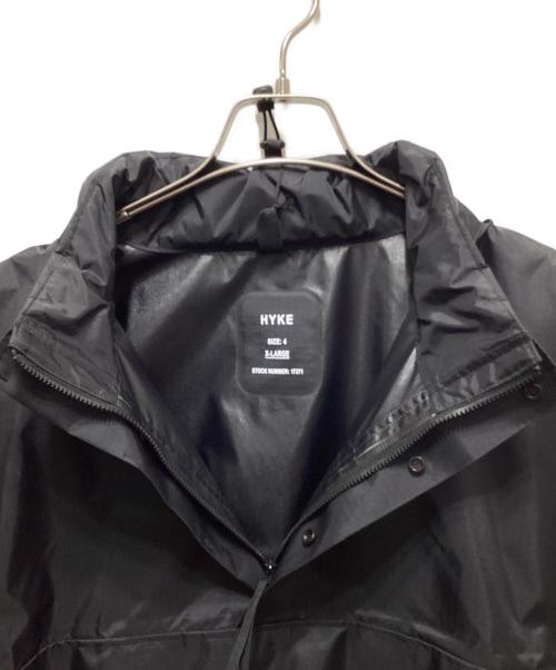 HYKE（ハイク）HYKE (ハイク) ナイロンマウンテンパーカー ブラック サイズ:4の古着・服飾アイテム