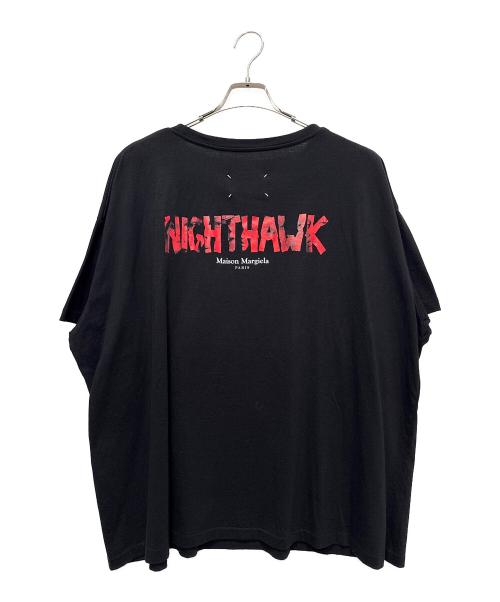 Maison Margiela（メゾンマルジェラ）Maison Margiela (メゾンマルジェラ) ARTISANAL Nighthawk/半袖カットソー ブラック サイズ:XLの古着・服飾アイテム