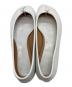 中古・古着 Maison Margiela (メゾンマルジェラ) Tabiフラットパンプス ホワイト サイズ:39：45000円