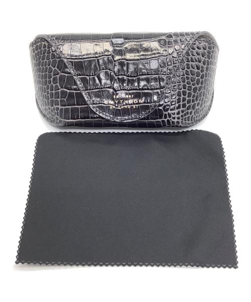 SMYTHSON（スマイソン）SMYTHSON (スマイソン) 眼鏡ケース ブラックの古着・服飾アイテム