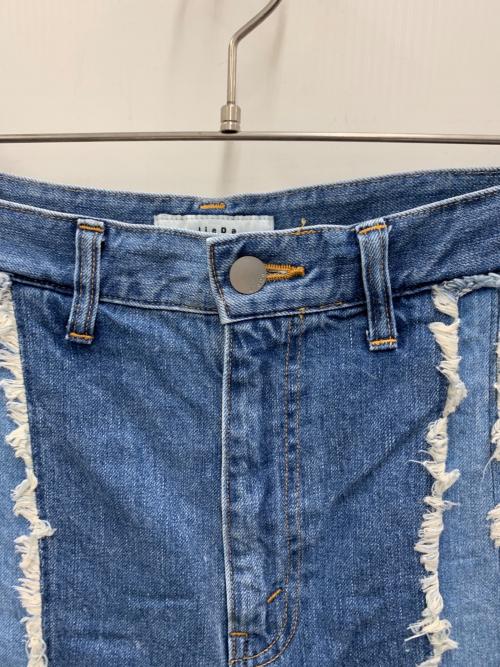 jieda（ジエダ）Jieda (ジエダ) SWITCHING OVER DENIM PANTS インディゴ サイズ:2の古着・服飾アイテム