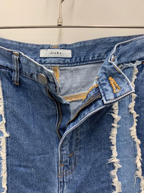 jieda（ジエダ）Jieda (ジエダ) SWITCHING OVER DENIM PANTS インディゴ サイズ:2の古着・服飾アイテム