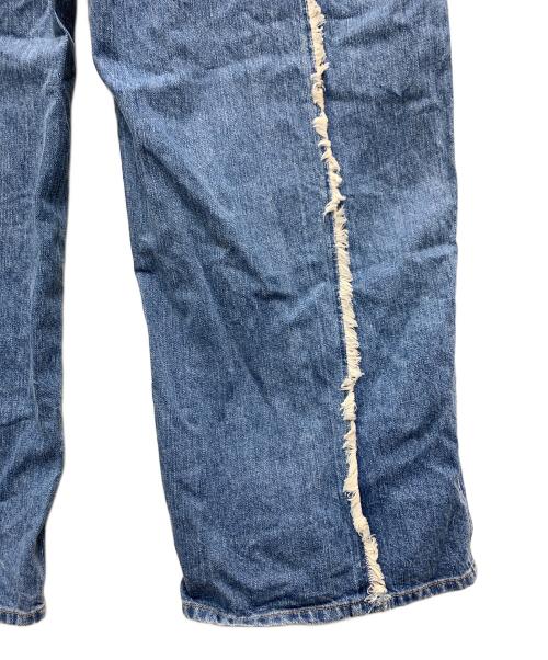 jieda（ジエダ）Jieda (ジエダ) SWITCHING OVER DENIM PANTS インディゴ サイズ:2の古着・服飾アイテム