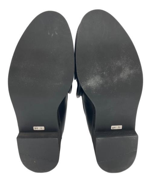 RequaL≡（リコール）RequaL≡ (リコール) ダブルシェイプローファー ブラック サイズ:26.5ｃｍの古着・服飾アイテム