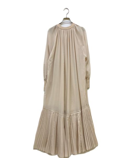 HYKE（ハイク）HYKE (ハイク) SHIRRED VOILE DRESS ベージュ サイズ:2の古着・服飾アイテム