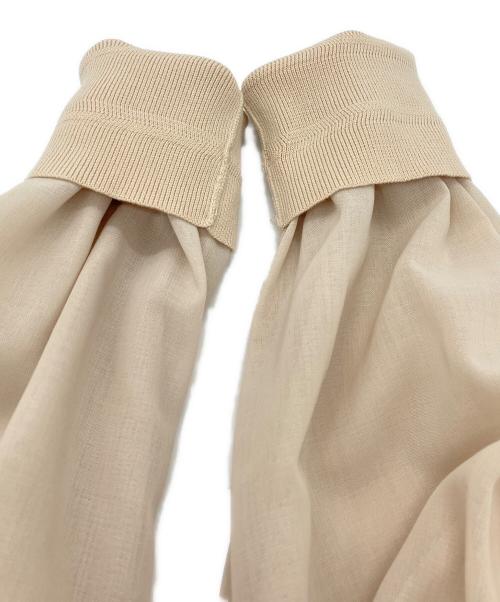 HYKE（ハイク）HYKE (ハイク) SHIRRED VOILE DRESS ベージュ サイズ:2の古着・服飾アイテム