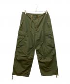 UNION LAUNCHユニオンランチ）の古着「0645　カーゴパンツ」｜オリーブ