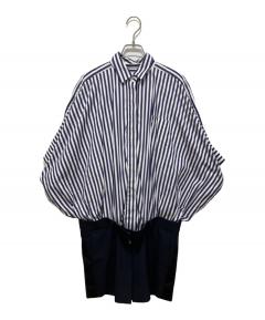 中古・古着通販】sacai (サカイ) チョークストライプベスト ネイビー