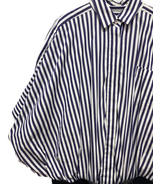 sacai（サカイ）sacai (サカイ) THOMAS MASON (トーマスメイソン) ドッキングシャツワンピース ネイビー サイズ:2の古着・服飾アイテム