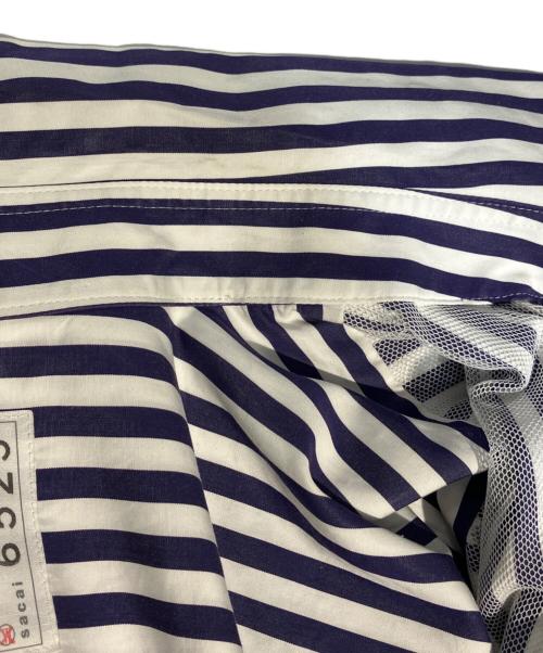 sacai（サカイ）sacai (サカイ) THOMAS MASON (トーマスメイソン) ドッキングシャツワンピース ネイビー サイズ:2の古着・服飾アイテム