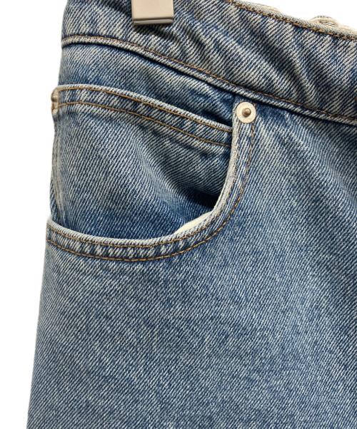 LOEWE（ロエベ）LOEWE (ロエベ) ドローストリングデニムパンツ ブルー サイズ:48の古着・服飾アイテム