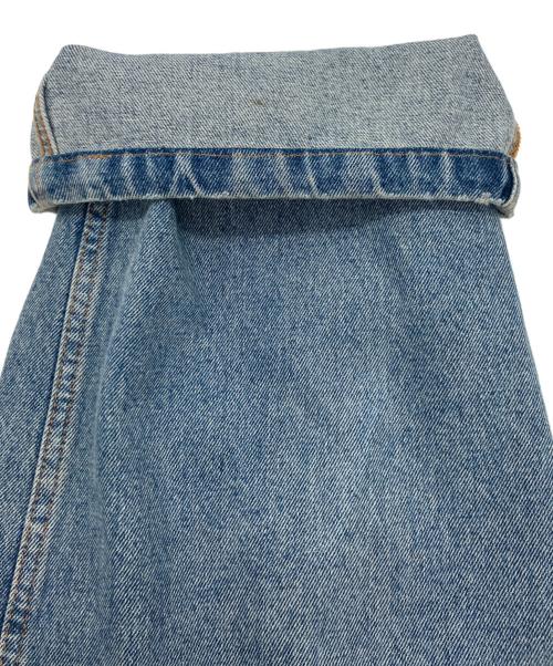 LOEWE（ロエベ）LOEWE (ロエベ) ドローストリングデニムパンツ ブルー サイズ:48の古着・服飾アイテム