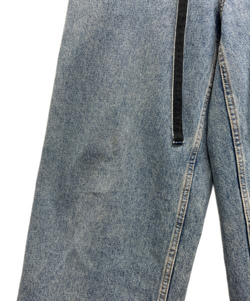 LOEWE（ロエベ）LOEWE (ロエベ) ドローストリングデニムパンツ ブルー サイズ:48の古着・服飾アイテム