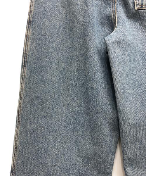 LOEWE（ロエベ）LOEWE (ロエベ) ドローストリングデニムパンツ ブルー サイズ:48の古着・服飾アイテム