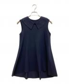FOXEYフォクシー）の古着「ノースリーブニット」｜ネイビー