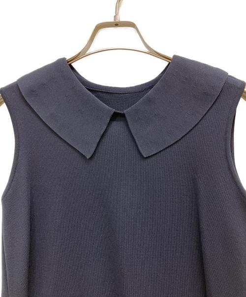 FOXEY（フォクシー）FOXEY (フォクシー) ノースリーブニット ネイビー サイズ:38の古着・服飾アイテム