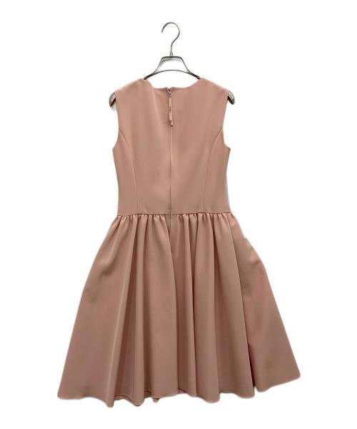 FOXEY NEWYORK（フォクシーニューヨーク）FOXEY NEWYORK (フォクシーニューヨーク) ノースリーブワンピース スモーキーピンク サイズ:38の古着・服飾アイテム