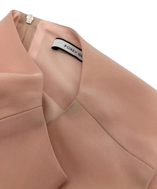 FOXEY NEWYORK（フォクシーニューヨーク）FOXEY NEWYORK (フォクシーニューヨーク) ノースリーブワンピース スモーキーピンク サイズ:38の古着・服飾アイテム