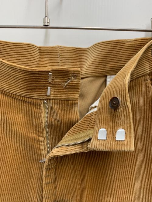 AURALEE（オーラリー）AURALEE (オーラリー) WASHED CORDUROY WIDE SLACKS ブラウン サイズ:3の古着・服飾アイテム