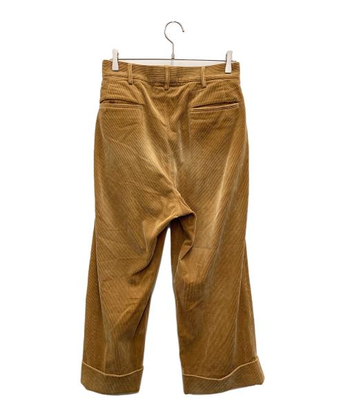 AURALEE（オーラリー）AURALEE (オーラリー) WASHED CORDUROY WIDE SLACKS ブラウン サイズ:3の古着・服飾アイテム
