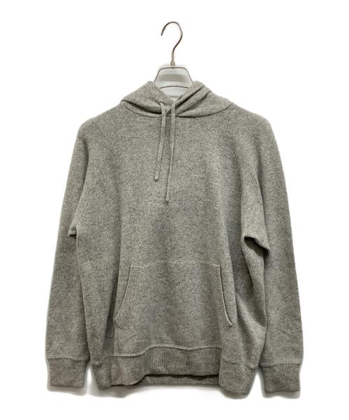 COMOLI（コモリ）COMOLI (コモリ) カシミヤニットパーカー グレー サイズ:2の古着・服飾アイテム