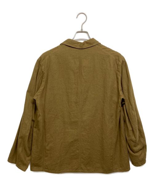 COMOLI（コモリ）COMOLI (コモリ) Salvatore Piccolo (サルヴァトーレ・ピッコロ) リネンコットン ジャケット ブラウン サイズ:46の古着・服飾アイテム