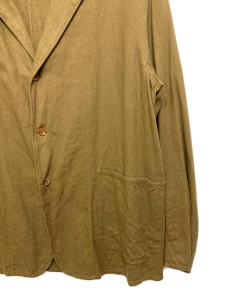 COMOLI（コモリ）COMOLI (コモリ) Salvatore Piccolo (サルヴァトーレ・ピッコロ) リネンコットン ジャケット ブラウン サイズ:46の古着・服飾アイテム