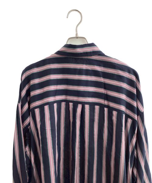 ISABEL ETOILE MARANT（イザベル）ISABEL ETOILE MARANT (イザベル) クロップドストライプシャツ パープル サイズ:34の古着・服飾アイテム