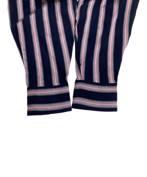 ISABEL ETOILE MARANT（イザベル）ISABEL ETOILE MARANT (イザベル) クロップドストライプシャツ パープル サイズ:34の古着・服飾アイテム