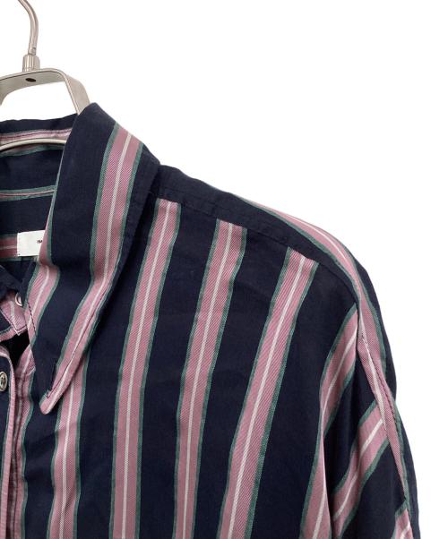 ISABEL ETOILE MARANT（イザベル）ISABEL ETOILE MARANT (イザベル) クロップドストライプシャツ パープル サイズ:34の古着・服飾アイテム