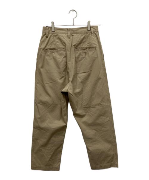 JUNYA WATANABE COMME des GARCONS（(ジュンヤワタナベ コムデギャルソン）JUNYA WATANABE COMME des GARCONS ((ジュンヤワタナベ コムデギャルソン) 2タック テーパードパンツ ベージュ サイズ:Sの古着・服飾アイテム