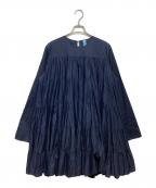 merlette×TOMORROW LANDマーレット×トゥモローランド）の古着「SOLIMAN ティアードワンピース」｜ネイビー