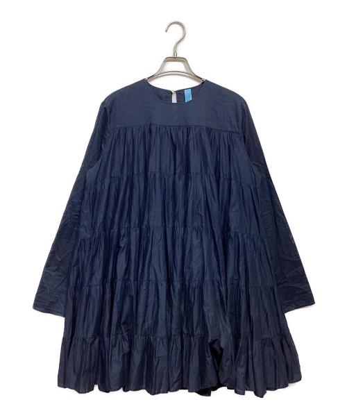 merlette（マーレット）merlette (マーレット) TOMORROW LAND (トゥモローランド) SOLIMAN ティアードワンピース ネイビー サイズ:XSの古着・服飾アイテム