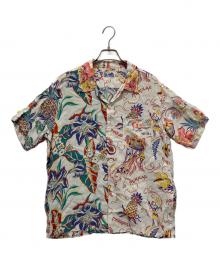 BEAMS×Sun Surf（ビームス×サンサーフ）の古着「別注クレイジーアロハシャツ」｜ホワイト