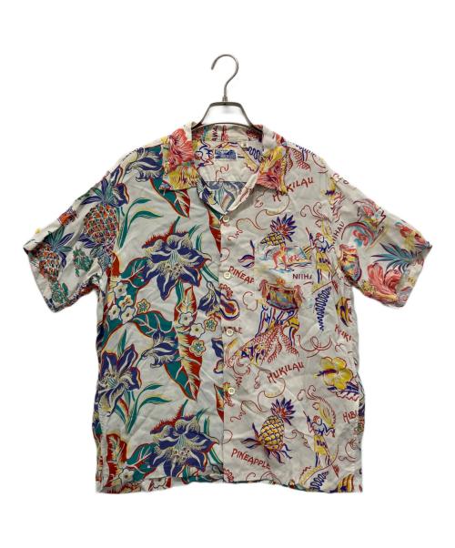 BEAMS（ビームス）BEAMS (ビームス) Sun Surf (サンサーフ) 別注クレイジーアロハシャツ ホワイト サイズ:Mの古着・服飾アイテム