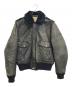 Schott（ショット）の古着「レザーフライトジャケット」｜オリーブ