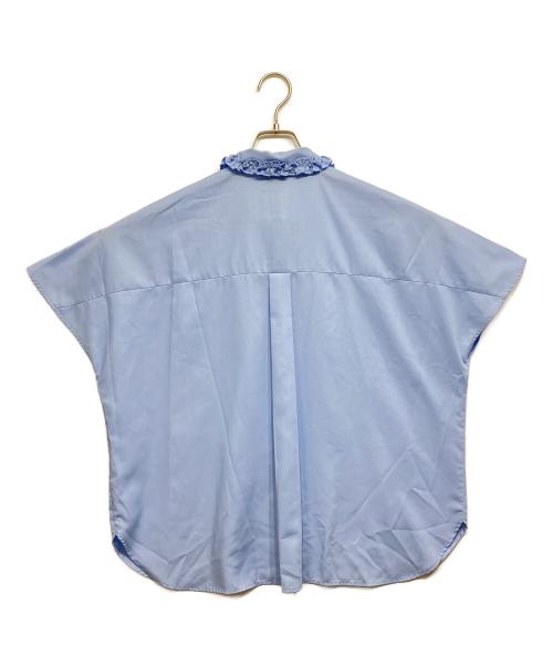 UNITED ARROWS（ユナイテッドアローズ）UNITED ARROWS (ユナイテッドアローズ) ミニフリルシャツ ブルー サイズ:Freeの古着・服飾アイテム