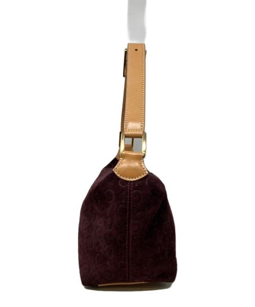 CELINE（セリーヌ）CELINE (セリーヌ) ワンショルダーバッグ マカダム ボルドーの古着・服飾アイテム