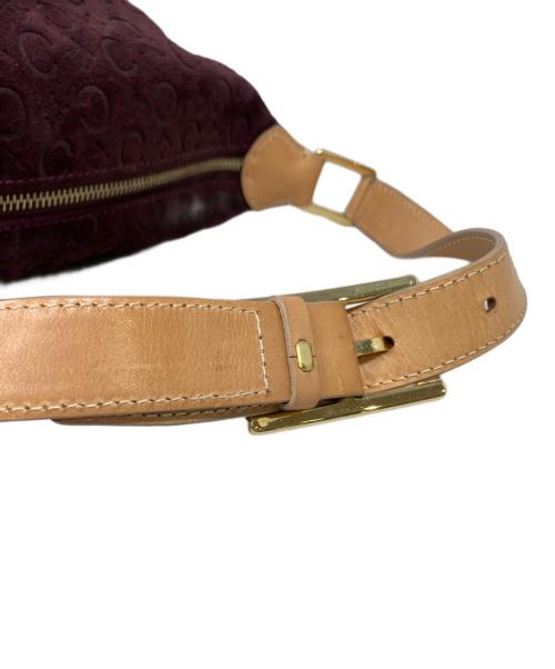 CELINE（セリーヌ）CELINE (セリーヌ) ワンショルダーバッグ マカダム ボルドーの古着・服飾アイテム