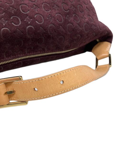 CELINE（セリーヌ）CELINE (セリーヌ) ワンショルダーバッグ マカダム ボルドーの古着・服飾アイテム