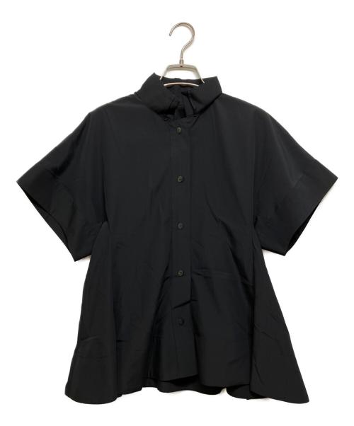 cccmalie（シーマリー）cccmalie (シーマリー) ペプラムブラウス ブラック サイズ:Freeの古着・服飾アイテム