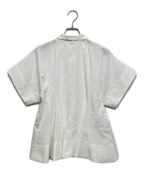 cccmalie（シーマリー）cccmalie (シーマリー) ペプラムブラウス ホワイト サイズ:Fの古着・服飾アイテム