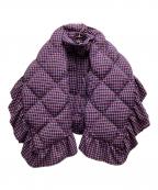 LAURENCE&CHICOローレンスアンドチコ）の古着「ダウンケープ付ジャケット」｜ブルー