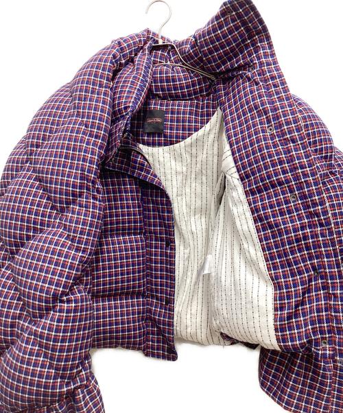 LAURENCE&CHICO（ローレンスアンドチコ）LAURENCE&CHICO (ローレンスアンドチコ) ダウンケープ付ジャケット ブルー サイズ:XSの古着・服飾アイテム