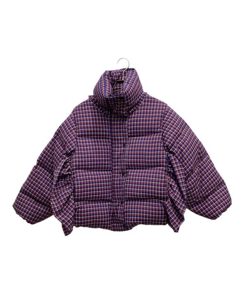 LAURENCE&CHICO（ローレンスアンドチコ）LAURENCE&CHICO (ローレンスアンドチコ) ダウンケープ付ジャケット ブルー サイズ:XSの古着・服飾アイテム