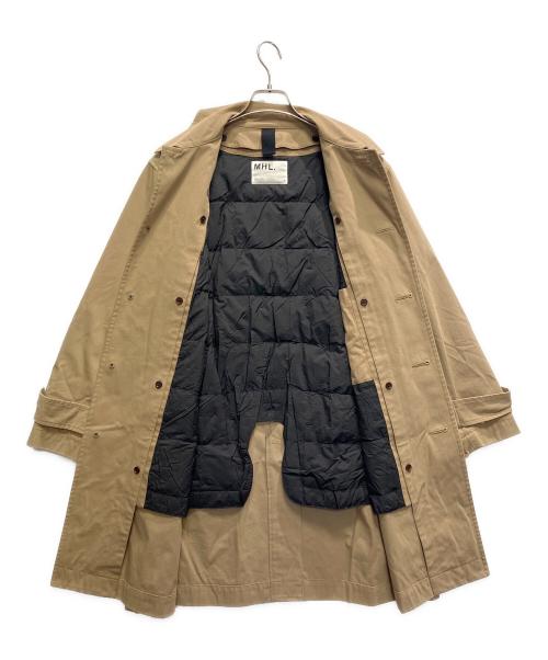 MHL（エムエイチエル）MHL (エムエイチエル) PROOFED COTTON NYLON TWILL ベージュ サイズ:Sの古着・服飾アイテム