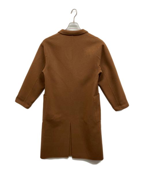 Demi-Luxe Beams（デミルクス ビームス）Demi-Luxe Beams (デミルクス ビームス) カシミヤ混 リバーコート ブラウン サイズ:36の古着・服飾アイテム